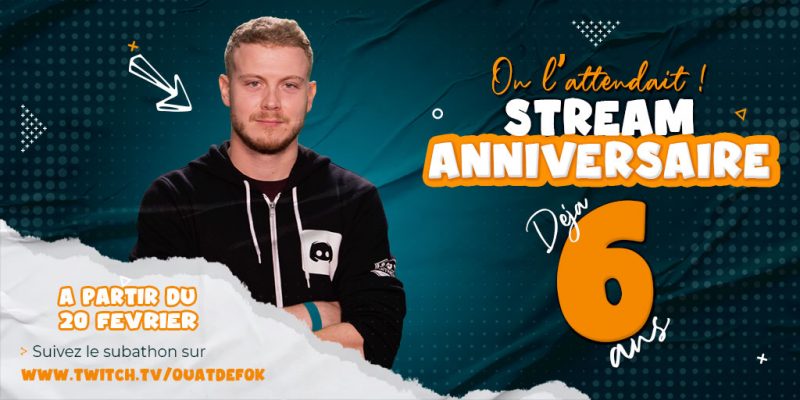 Subathon des 6 ans déjà